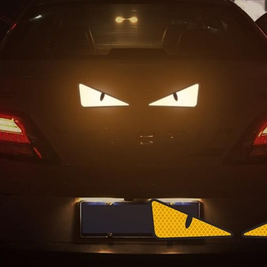 Luminous Eyes Reflective Car Stickers - Image 0