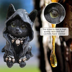 Resin Black Cat Statue Decor