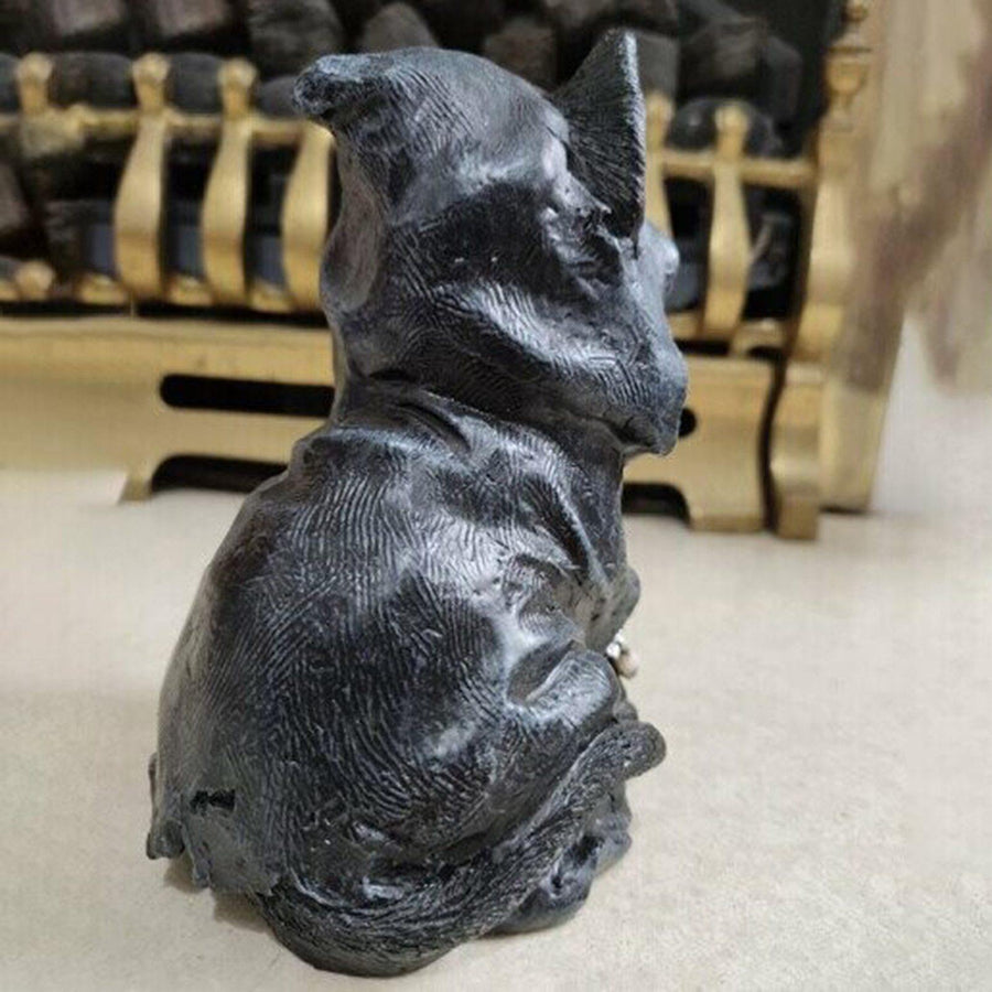 Resin Black Cat Statue Decor - Image 5
