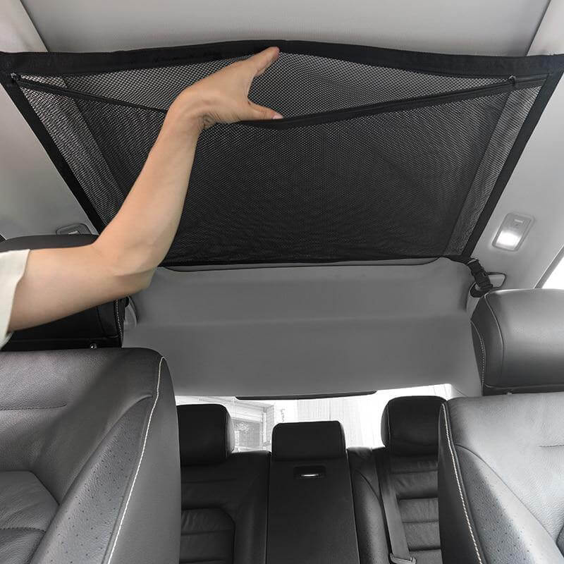 Car Ceiling Storage Net Pocket - Image 0