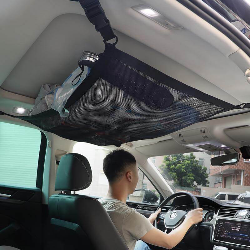 Car Ceiling Storage Net Pocket - Image 2
