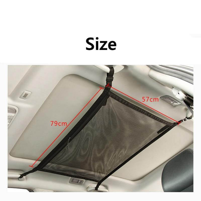 Car Ceiling Storage Net Pocket - Image 9