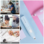 Electric Pencil Sharpener Vacuum Cleaner Stationery Set - MaviGadget