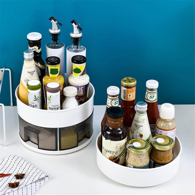 360 Rotating Lazy Kitchen Spice Rack Organizer - Image 3