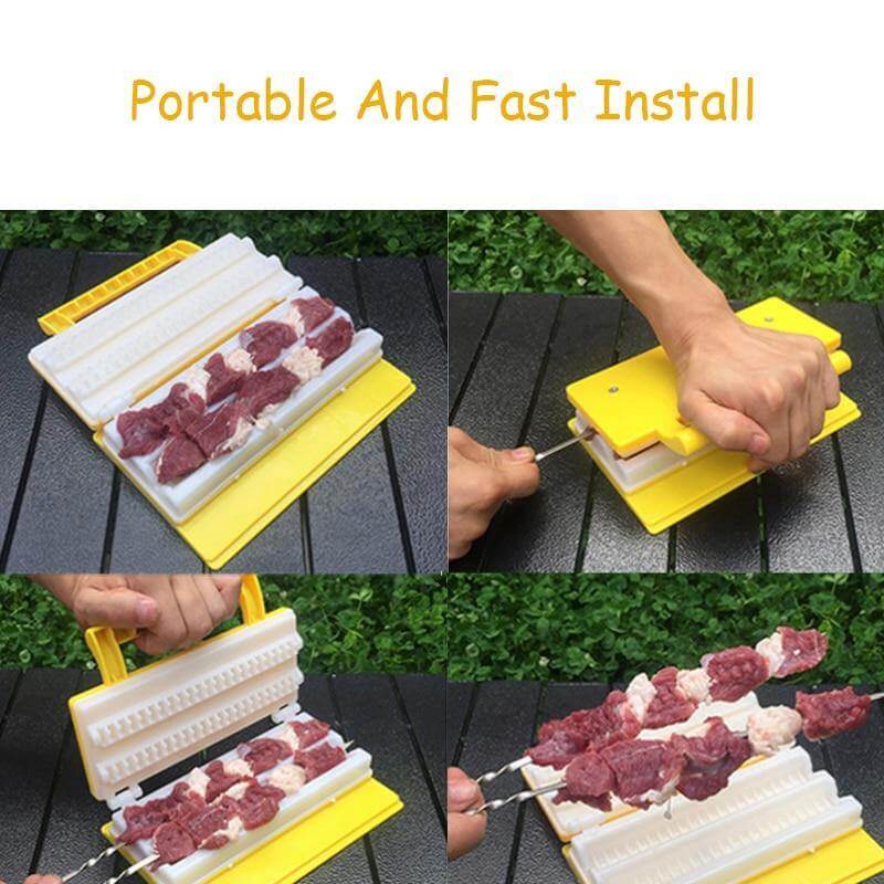 Portable Double BBQ Kebabs Maker - Image 2