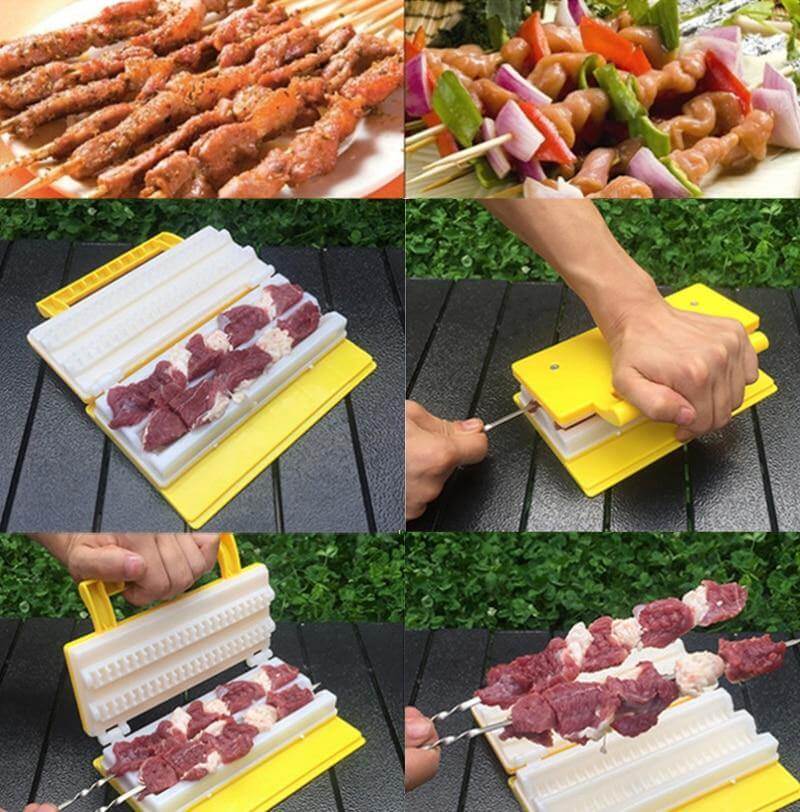 Portable Double BBQ Kebabs Maker - Image 3