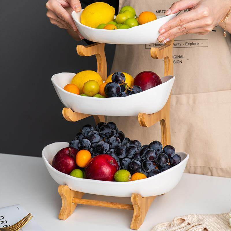 Multi-layer Modern Fruit Snack Plate Rack - Image 2