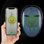 Led Luminous Face-Changing Bluetooth Glow Halloween Mask