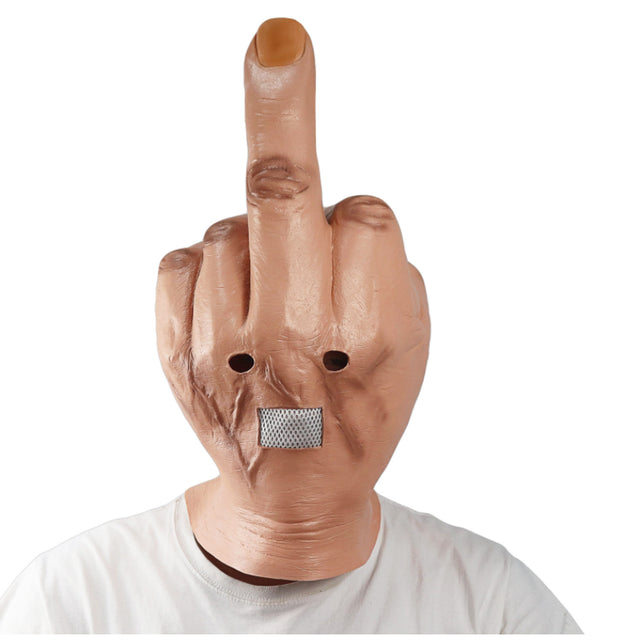 Giant Middle Finger Funny Mask