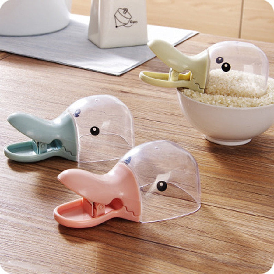 Duck Shape Sealing Clip Spoon - Image 2