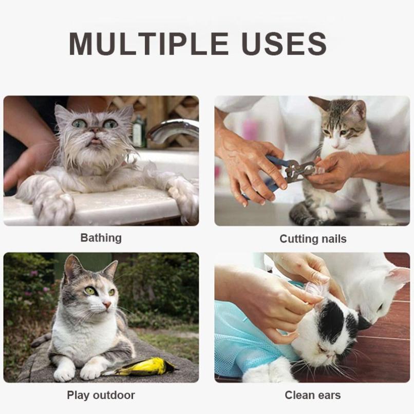Cat Grooming Anti Scratch Bag Mesh - Image 2