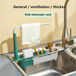 2in1 Kitchen Sink Folding Drain Rack