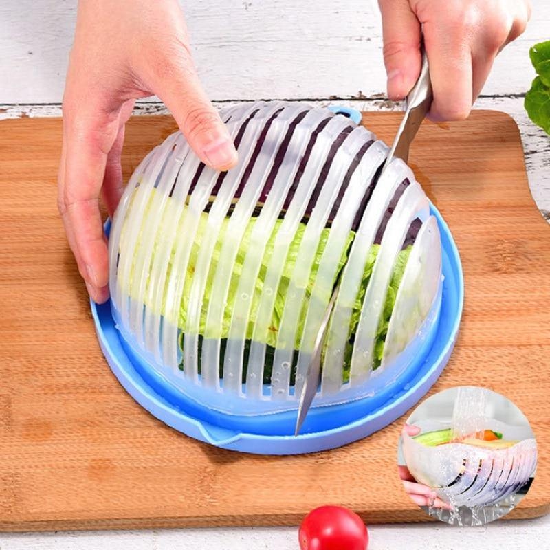 3in1 Vegetable Draining Cutter Basket