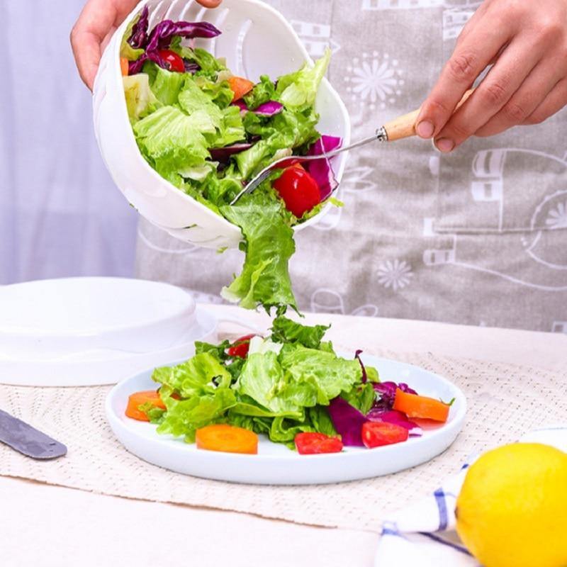 3in1 Vegetable Draining Cutter Basket - Image 5