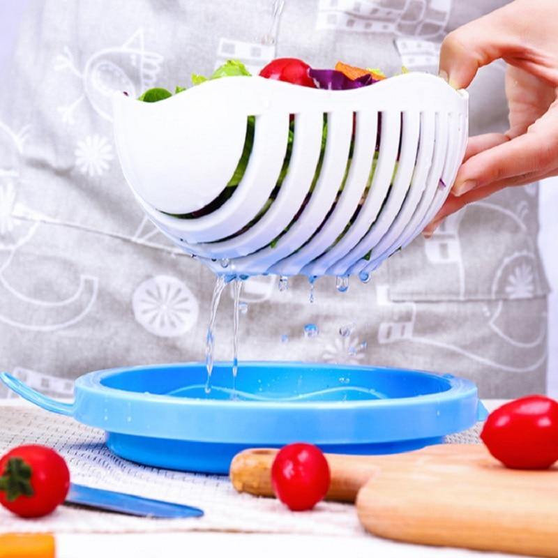 3in1 Vegetable Draining Cutter Basket