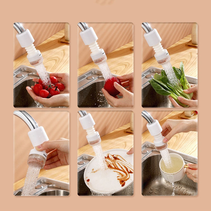 360 Adjustable Water Filter Faucet Extender - Image 1
