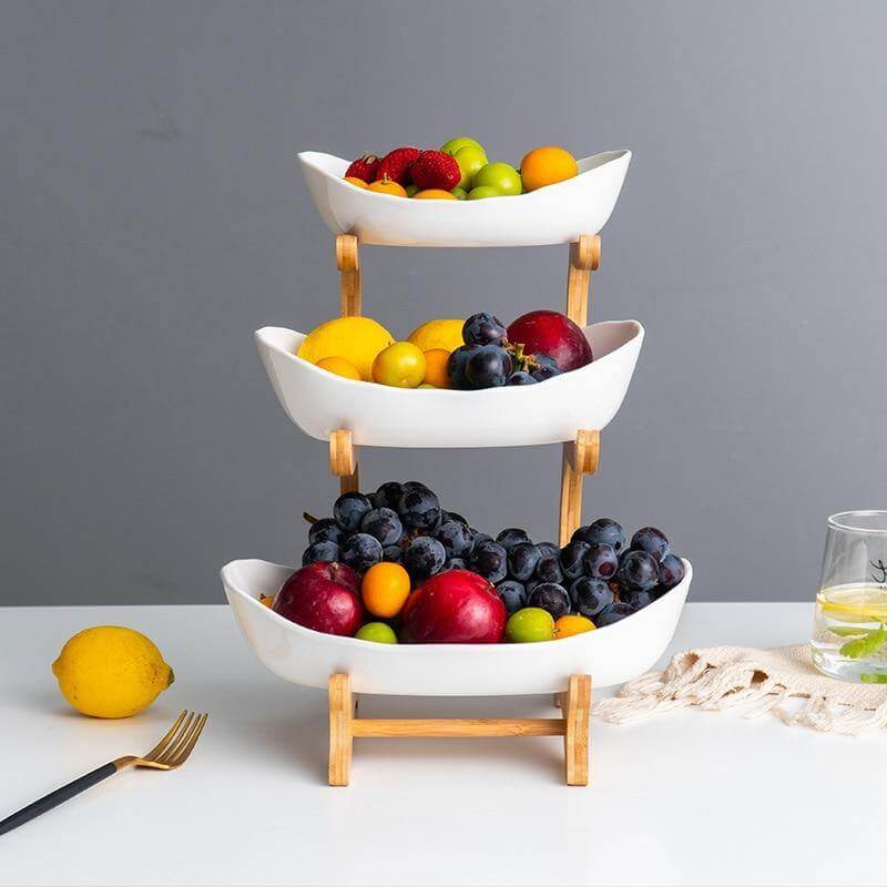 Multi-layer Modern Fruit Snack Plate Rack - Image 1