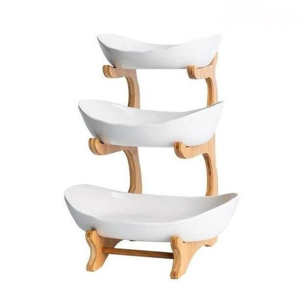 Multi-layer Modern Fruit Snack Plate Rack - Image 16