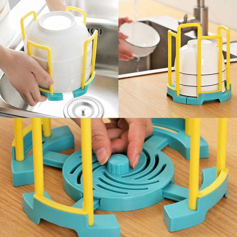 Adjustable Mini Drainer Storage Rack - Image 10