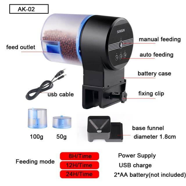 Automatic Timer Fish Feeder