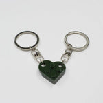 Couples Love Toy Brick Heart Keychain