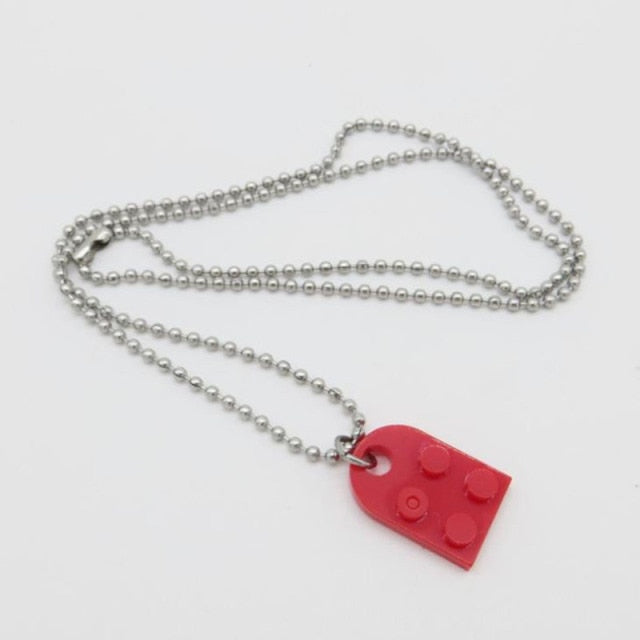 Couples Love Toy Brick Heart Keychain - Image 23