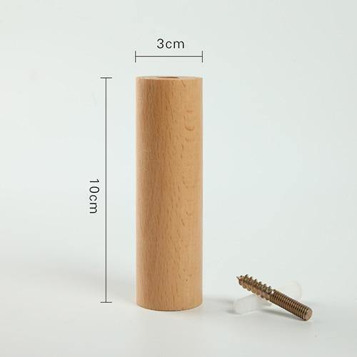 Nordic Wooden Easy Wall-Mounted Clothes Hanger - Image 20