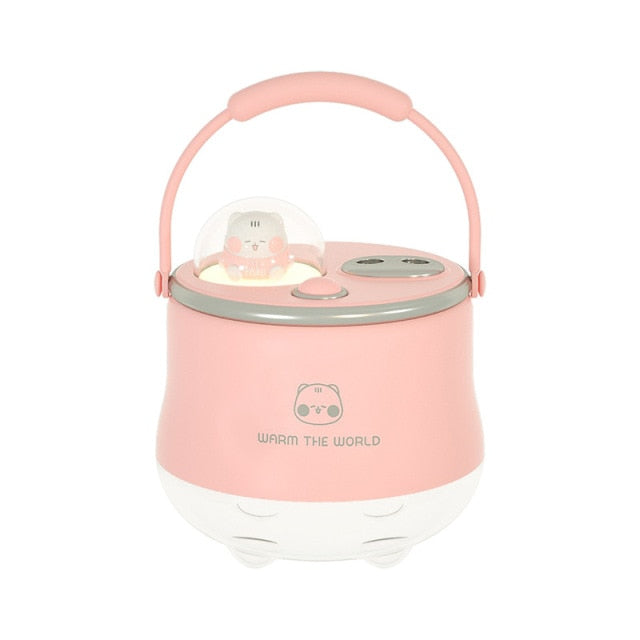 Elegant Teapot Humidifier Night Lamp - Image 3