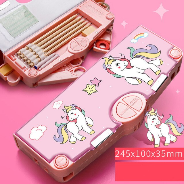 Stationery Kids Cartoon Pencil Storage Box - Image 12