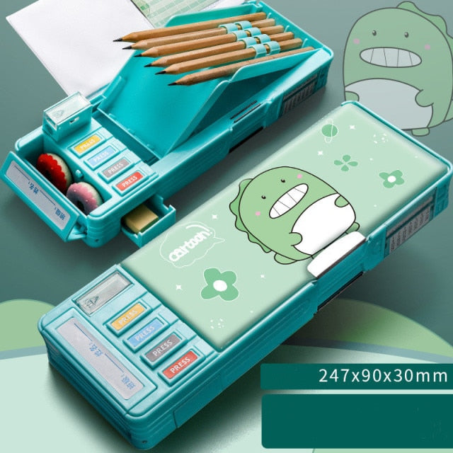 Stationery Kids Cartoon Pencil Storage Box - Image 3