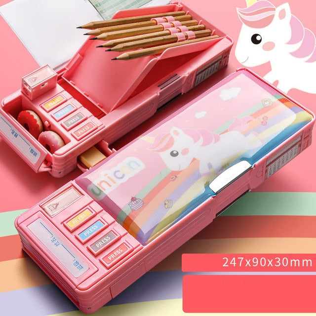 Stationery Kids Cartoon Pencil Storage Box - Image 6