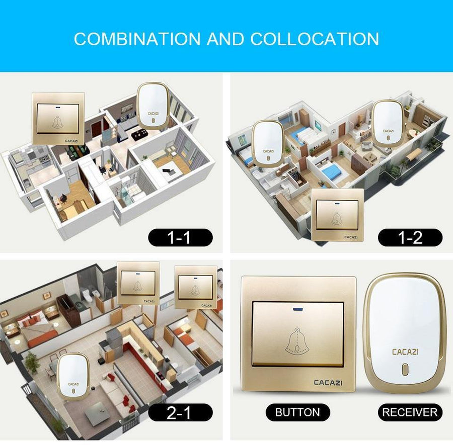 Waterproof Cordless Wireless Doorbell - Image 9