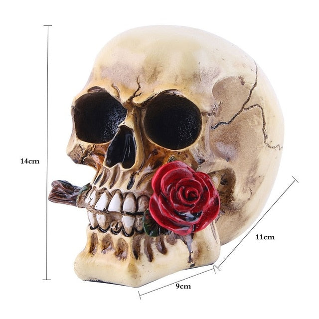 Skull Resin Skeleton Halloween Decoration - Image 12