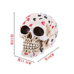 Skull Resin Skeleton Halloween Decoration