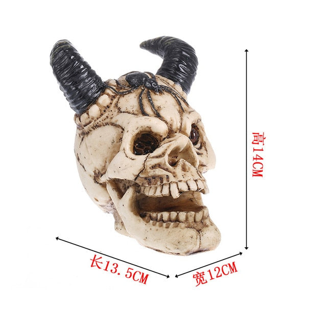 Skull Resin Skeleton Halloween Decoration - Image 13