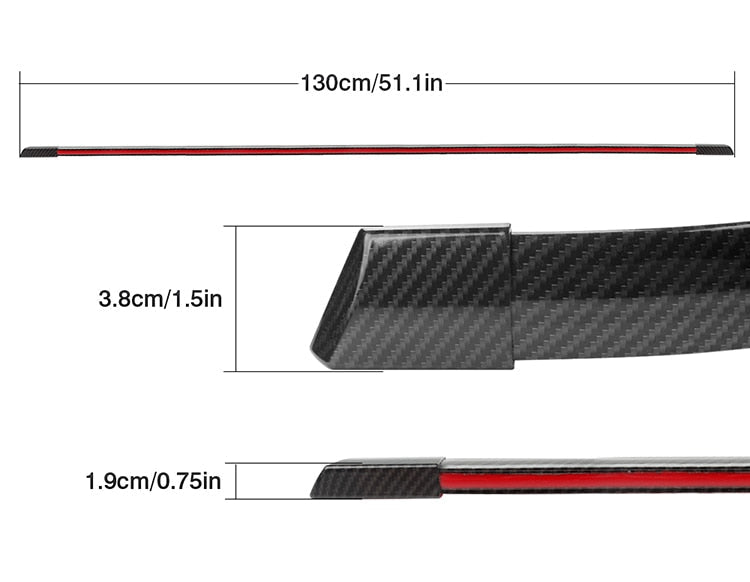 Universal Carbon Fiber LED Car Tail Light