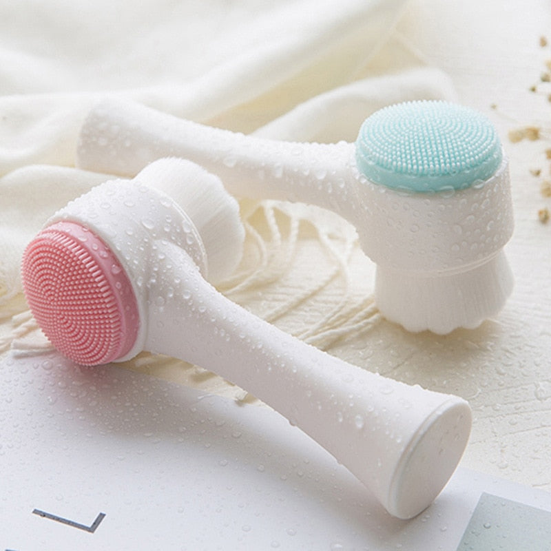 Double-Sided Face Cleaning Massager Brush - Image 0