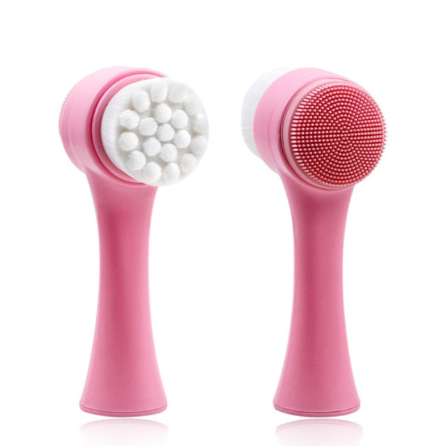 Double-Sided Face Cleaning Massager Brush - Image 2