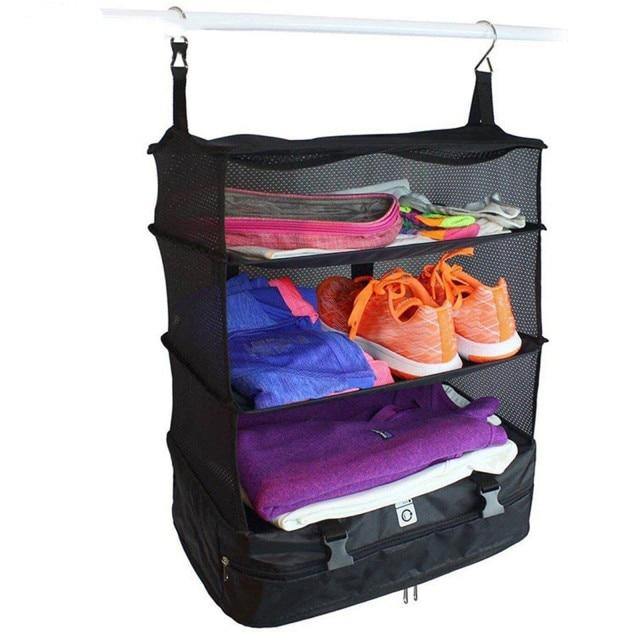 Multi-Layer Portable Luggage Organizer - Image 4