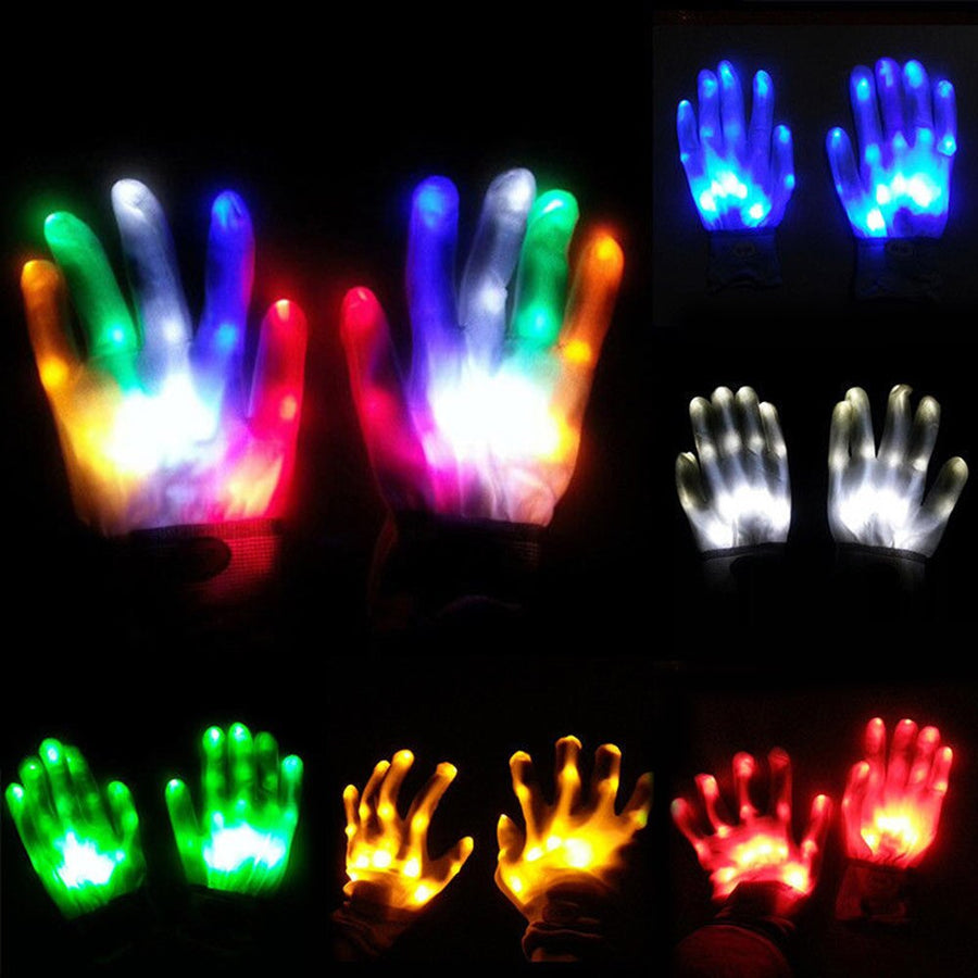 Colorful LED Party Gloves - Image 3