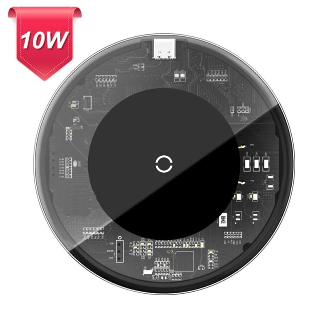 Transparent Wireless Fast Charger