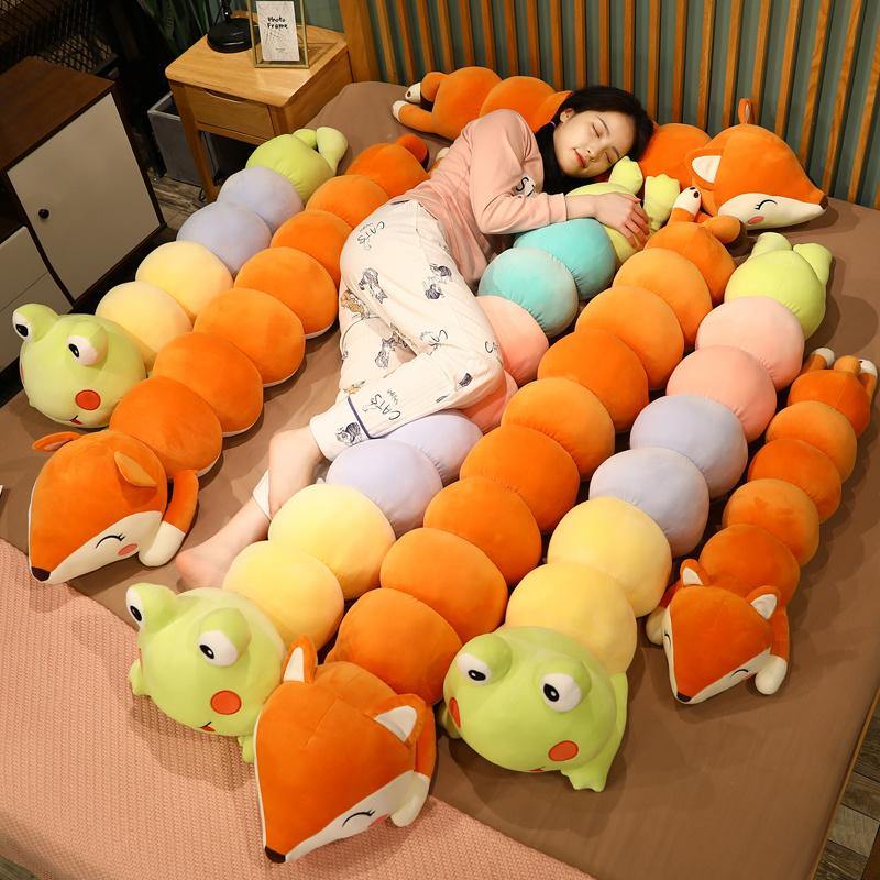 Cute Caterpillar Soft Plush Pillow - MaviGadget