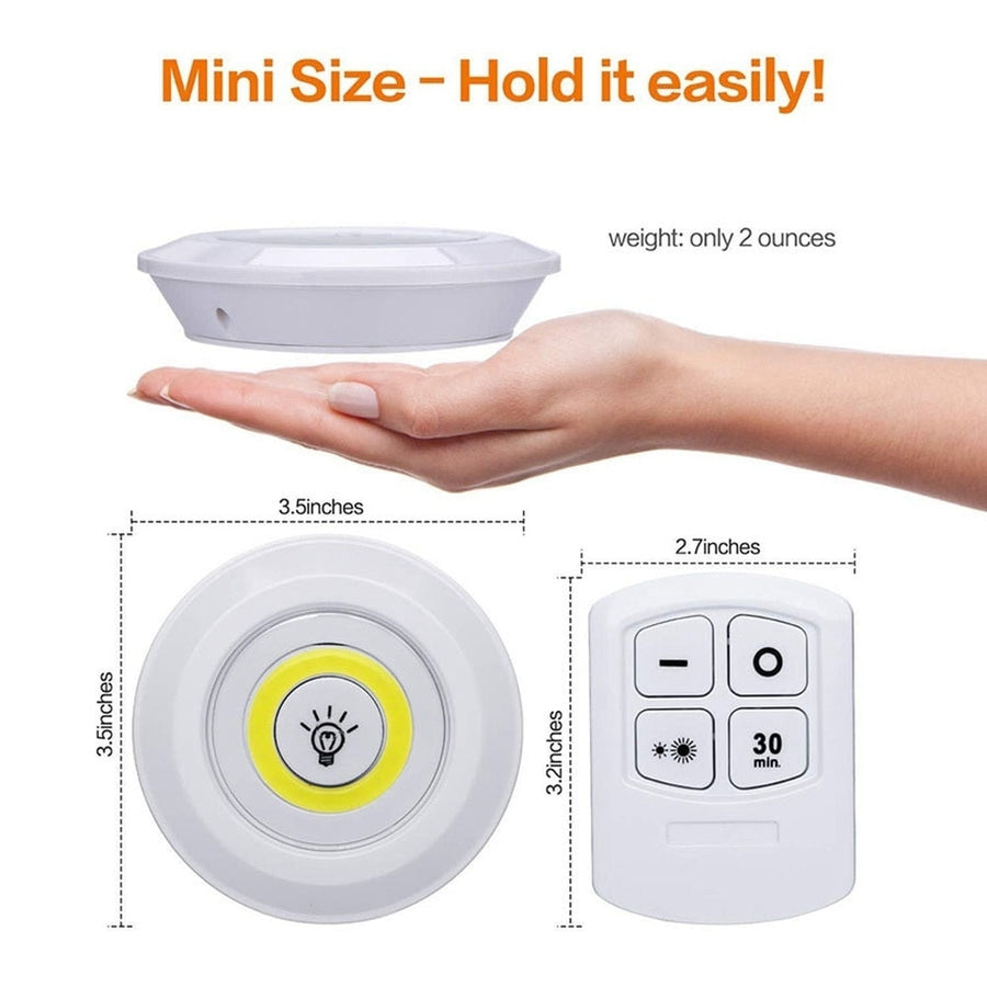 Remote Control Mini Cabinet Dimmable Night Light - Image 1