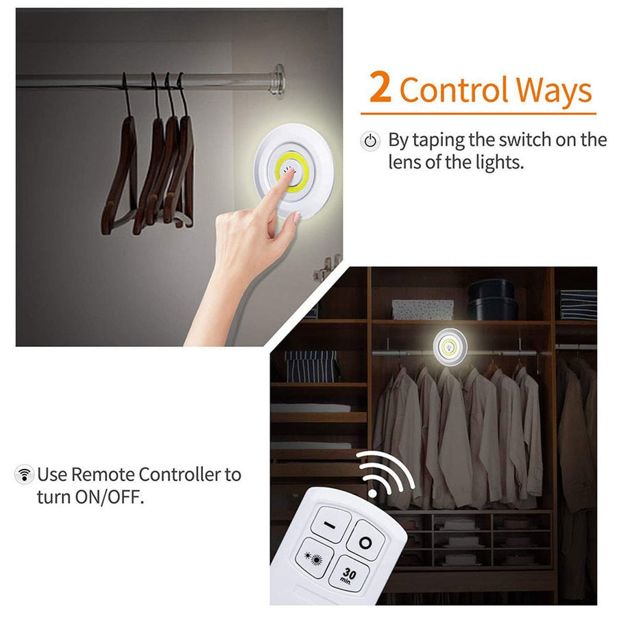 Remote Control Mini Cabinet Dimmable Night Light - Image 2