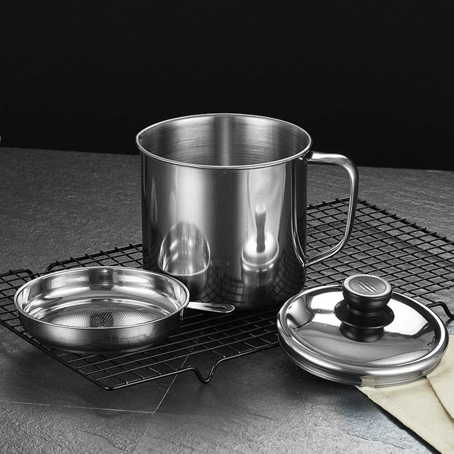 Stainless Steel Cooking Oil Bottle Separator - Image 9