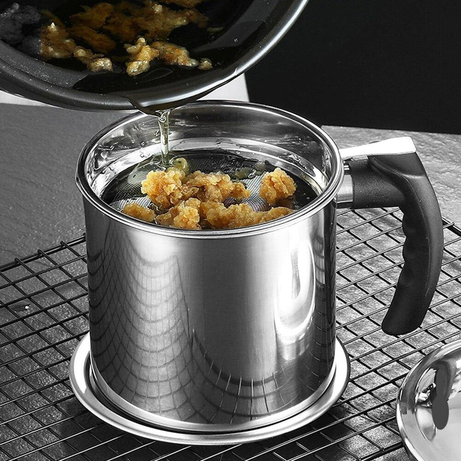 Stainless Steel Cooking Oil Bottle Separator - Image 11