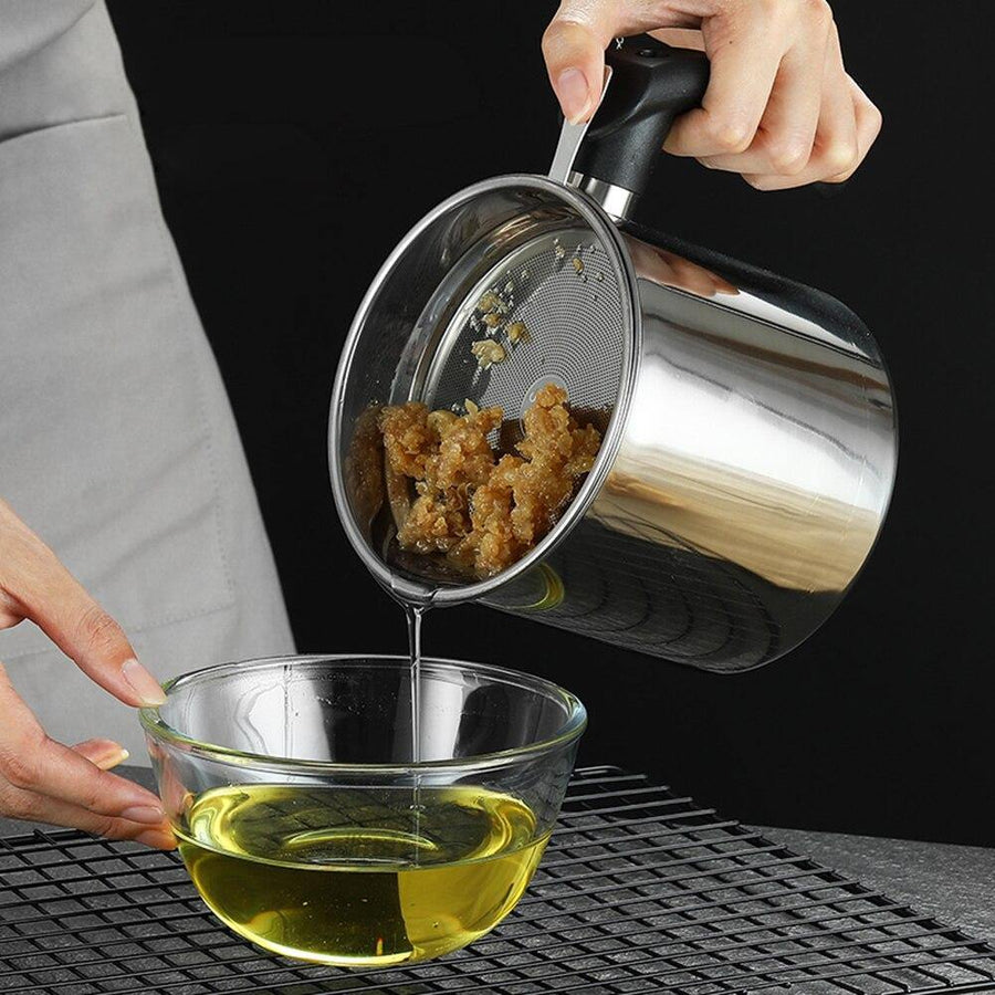 Stainless Steel Cooking Oil Bottle Separator - Image 0