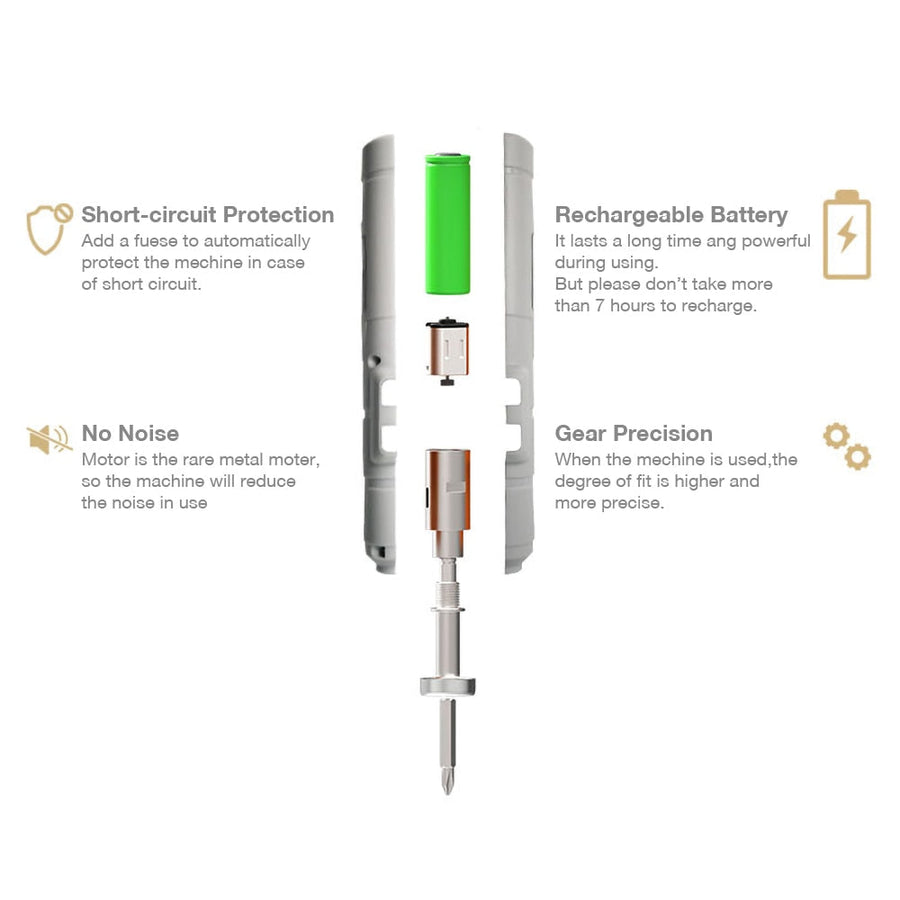 Cordless Mini Electrical Screwdriver Set - Image 9
