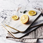 Elegant White Marble Ceramic Cutting Board