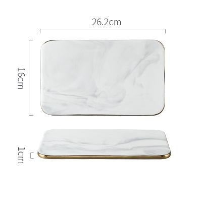 Elegant White Marble Ceramic Cutting Board - Image 9